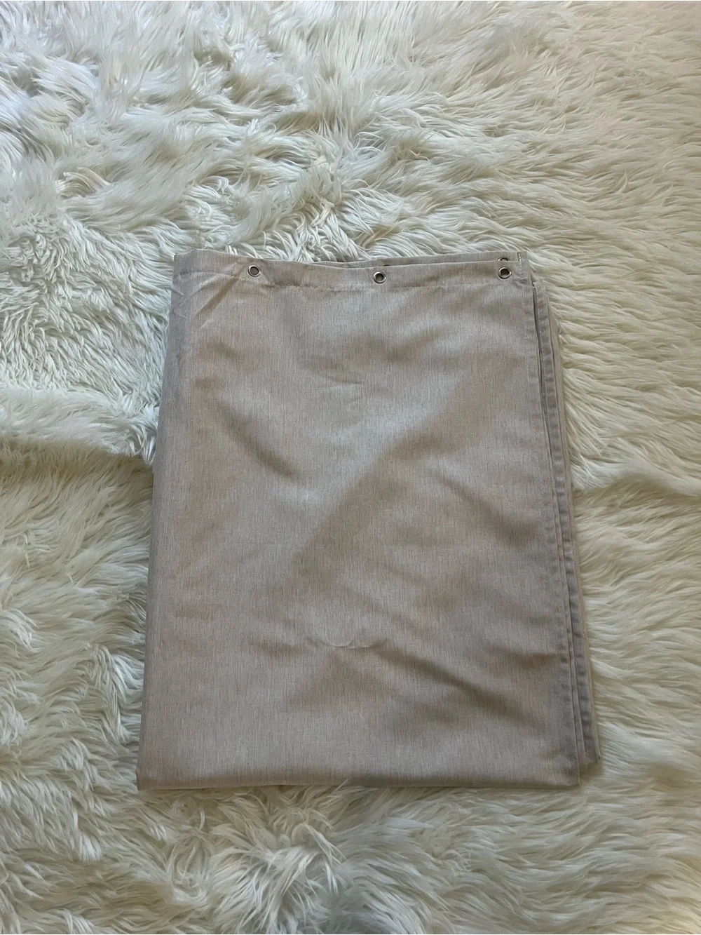 Classic Neutral Shower Curtain Light Beige